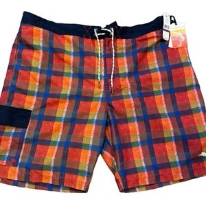 Tommy Bahama Relax Fit Sun
Protection Board Swim Shorts/ Men's
Size XXL. -NWT